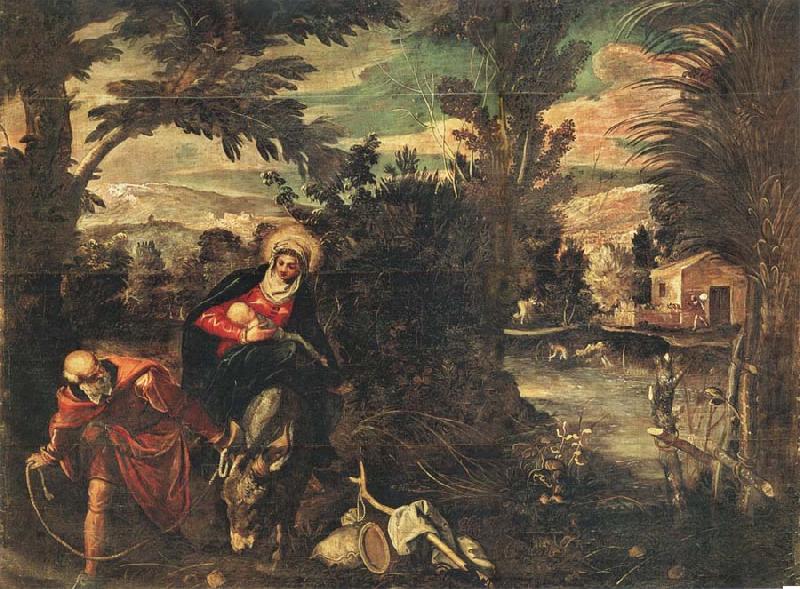 Flight into Egypt, TINTORETTO, Jacopo